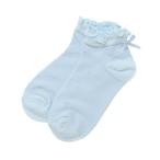 Ampersand Anne pa Sand GIRLS Short Heart носки sax 19-21cmefo- Inter National девочка нога одежда носки FO Inter National 