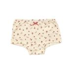Ampersand アンパサンド カップケーキ柄 ボクサーショーツ アイボリー 100cm 女の子 パンツ キッズ 女児 ショーツ 下着 GIRLS
