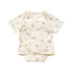 10moistimowa&Star PATTO SATTO HADAGI слоновая кость 60-70cm нижнее белье внутренний лента baby младенец детский комбинезон рождение подготовка передний открытие 