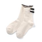 Ampersand Anne pa Sand GIRLS лента сочный носки слоновая кость 10-12cm девочка нога одежда носки FO Inter National 