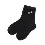 Ampersand Anne pa Sand GIRLS one отметка носки черный 13-15cm девочка лента рисунок нога одежда носки FO Inter National 