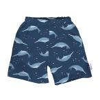 i play スイムパンツ内蔵 スイムトランクス Navy Narwhal ネイビーナルホエール 3T 2歳 3歳 水遊び用パンツ 水着 水遊び用オムツ