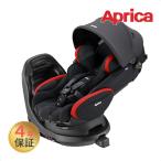 ショッピンググラグラ チャイルドシート アップリカ フラディア プラス ISOFIX レッドブラック RD 回転式 ベット型 4年保証 正規品 送料無料