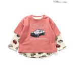 ショッピングBit\\\'z BIT'Z ビッツ トミカコラボ2PTシャツ ピンク 95cm F.Oインターナショナル トミカ コラボ シャツ 子ども キッズ