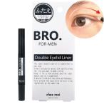 BRO. FOR MEN Double Eyelid Liner 1.8ml ダブルアイリッドライナー アイプチ 二重のり ふたえライナー まぶた 癖付け 長時間キープ 速乾 半透明