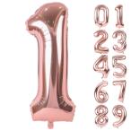 Lausatekba Rune aluminium способ судно цифра 1 номер 40 дюймовый большой день рождения happy день рождения украшение установка память день party примерно 90cmro