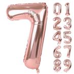 Lausatekba Rune aluminium способ судно цифра 7 номер 40 дюймовый большой день рождения happy день рождения украшение установка память день party примерно 90cmro