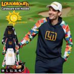  специальная цена Loudmouth громкий мышь Golf мужской Parker длинный рукав f-ti тянуть over UV cut картон вязаный общий рисунок Golf одежда внешний зима 