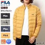 FILA GOLF フィラゴルフ ゴルフウェア ￥ダウンジャケット ブルゾン メンズ ダウンブルゾン ストレッチ 保温 防寒 撥水加工 撥水 中綿