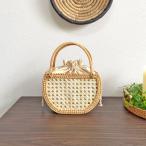 カゴバックバッグバッグラタンハンド...