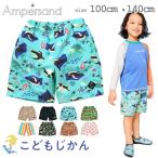 キッズ 水着 男の子 サーフパンツ アンパサンド スイムパンツ 子供水着 水泳パンツ UVカット 紫外線防止 インナー付き Ampersand  一体型 トランクス  川遊び