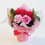 日比谷花壇ソープフラワー ケース入り 花束 濃いピンク ブーケ 造花 バラ カーネーション 赤 誕生日 プレゼント ギフト 記念日 (ピンク