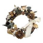 木の実のドライリースで彩るナチュラルインテリア