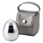 ソウルプチポット ミニ骨壺 携帯型 ポポ クリアシルバー 真鍮 ミニ骨壷 772 分骨用 手元供養 携帯ポーチ 銀色