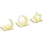 高桑金属箸置き黄金三日月・満月・星...