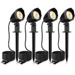 CLY LED садовый светильник лампа цвет 3000Kpa скользящий 4 шт. комплект AC100V 9W подвижный светильник обычно лампочка-индикатор высокая яркость 1050LM