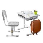  Sanwa Direct письменный стол стул комплект высота регулировка ученик начальной школы ширина 66.4× глубина 47.4cm выдвижной ящик имеется настольный регулировка угла 100-DESKN016