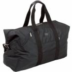 ショッピングボストンバッグ 大型 (サドル)SADDLE 大型 ナイロン ボストンバッグ 60cm ショルダーベルト付 内側撥水コーティング No.11197 (クロ)