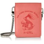  X-girl женский сумка мелкие вещи FAUX LEATHER COMPACT CASE 105213054007 розовый 