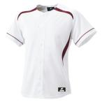 ウェア SSK ダミーオープンプレゲームシャツ 野球/ソフトボール XO 1022(ホワイト×エンジ)