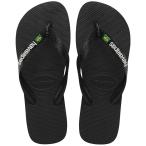 havaianas Brasil Logo(ブラジルロゴ)/ビーチサンダル 23cm 1069(Black/Black)