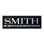 SMITH スミスロゴ銀ツヤステッカーSS 01 ブラック