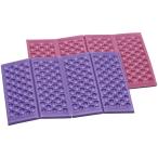 アウトドアチェア BUNDOK FDザブトン 携帯用マット 折りたたみ 座ブトン レジャー/スポーツ観戦 ラベンダー×ピンク