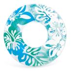 外遊びグッズ INTEX クリアカラーチューブ 91cm BL(ブルー)