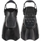 外遊びグッズ エーキューエー ショートトレッカー フィン/スノーケル/シュノーケル S ブラック×グレー(02)