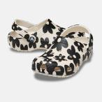  сандалии * морской обувь Crocs CLASSIC POP PETALS CLOG( Classic pop petaruz сабо ) 24cm(M6) Summit White/Multi