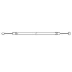 自転車用品 シマノ サイクル ALS3SSP40156S 123ワイヤー1560mm シルバー