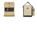 ヒーター・トーチ キャプテンスタッグ 2点セット  石油ファンヒーター FH-CP25CS + 専用収納ケース