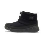 防寒ウィンターブーツ ザ・ノース・フェイス ヌプシ ブーティ ウォータープルーフ VIII ロゴ ショート ウィメンズ 5/22.0cm TNFブラック×TNFブラック(KK)