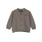 トップス ザ・ノース・フェイス スウェットロゴジャケット ベビー 90 マッシュルーム(MR)