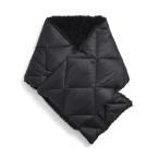  muffler * шея одежда TAION City двусторонний down muffler ONESIZE BLACK×BLACK