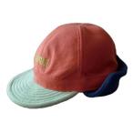 6/19-21. все товар +P5% рыбалка одежда Rapala Fleece Tricolor Ear Warm Cap lime × темно-синий × orange 