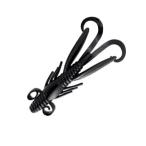 1/27まで全品+P5% バス釣り用ソフトルアー バークレイ パワーバルキーホッグ 3インチ BL(ブラック)