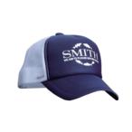 フィッシングウェア SMITH ホワイトメッシュキャップ フリー ネイビー