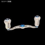 【店内全品+P5%】 リールカスタムパーツ LIVRE クランク フェザー +Fino ダイワB1用 左右共通 110mm TIB(チタン×ブルー)