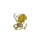 5/30-6/1は全品+P5% ササメ 蒔絵シール大漁祈願 アオリイカ ゴールド