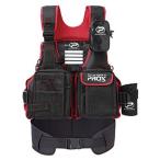 フローティングベスト プロックス フローティングゲームベスト(サポーター付) 大人用 フリー ブラック×レッド