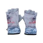 フィッシンググローブ Fishman(フィッシュマン) 夏用5フィンガーレスグローブ XL グレー