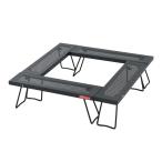 アウトドアテーブル TENT FACTORY スチールワークス フリー4セット S(675) BK