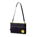 5/30-6/1は全品+P5% タックルバッグ エバーグリーン B-TRUE サークルロゴ サコッシュ ブラック×イエロー