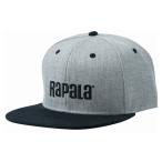 6/19-21. все товар +P5% рыбалка одежда Rapala Flat Brim Cap( Flat желтохвост m колпак ) F серый × черный 
