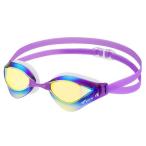 外遊びグッズ ビュー スイムゴーグル Blade ORCA クリアフレームシリーズ ミラーレンズ 水泳/プール ヴァイオレットGLD(VOGO)
