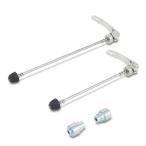 自転車アクセサリー ミノウラ 振取台用オプション 12/15mmスルーアダプター(F/R兼用) シルバー