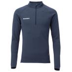 アウトドアシャツ マムート 22春夏 Aegility Half Zip Longsleeve AF Men’s L 50031(marine melange-w)