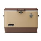 【店内全品+P5%】 キャンプクーラー コールマン(Coleman) 54QT スチールベルト クーラー 約51L バターナッツ