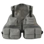 【店内全品+P5%】 フィッシングベスト シマノ VE-066V ストリームメッシュベスト グレー